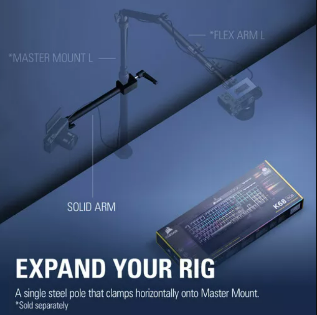 Elgato 10AAG9901 Multi Mount Solid Arm Yayıncı Ekipmanı